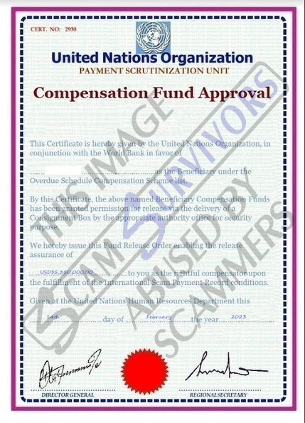 Fake Compensation Fund Approval.PNG