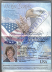 Fake Passport Susan G Riel