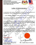 Fake Letter of Administration