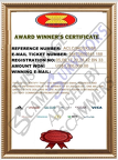 Fake Winners Certificate