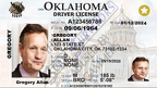 Fake Driver's License Gregory Allan