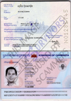 fake SUCHOEM BUNNAROM passport