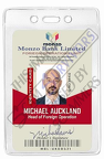 fake Michael Auckland ID card
