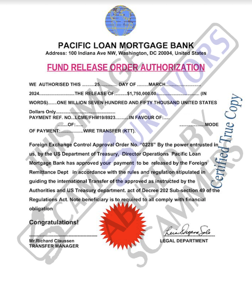 Fake Fund Release Order.PNG