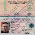 Fake Passport Alexei Navalny