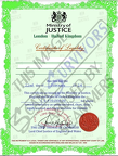 Fake Certificate of Legality