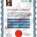 Fake Certificate of Deposit