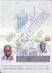 Fake Passport Ousseni Joseph